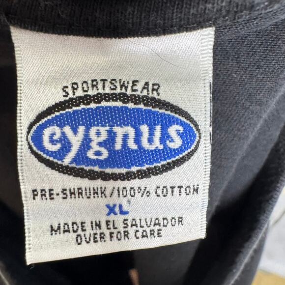 Disturbed Vintage 2000s Band Tee Cygnus Tag Black Graphic T-Shirt XL - Picture 4 of 6